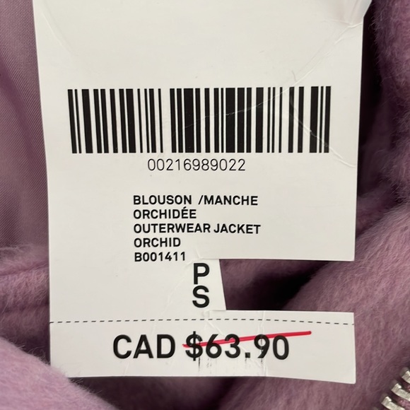 NWT Forever 21 Contemporary fuzzy orchid Moto Jacket size XS - Picture 8 of 8